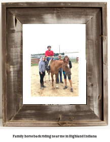 family horseback riding near me in Highland, Indiana